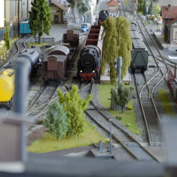 Einblick in den Bahnhof.