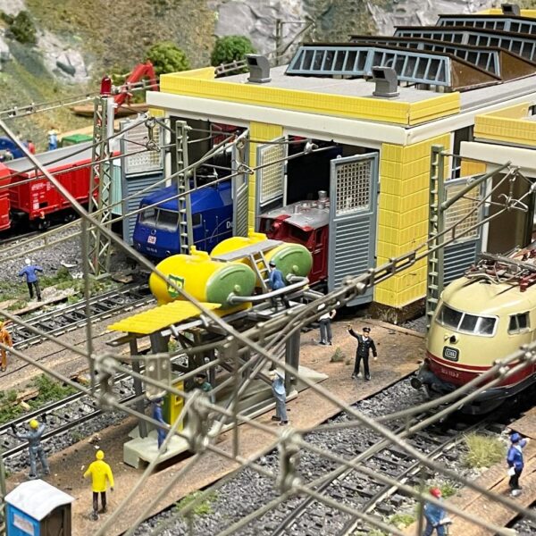 Märklin Anlage - Lokschuppen